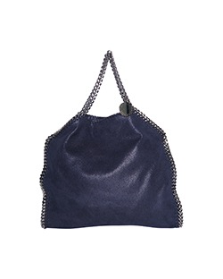 Falabella, Faux Leather, Navy, M